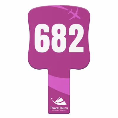 Rectangle Auction Paddles - Tote Bags Now