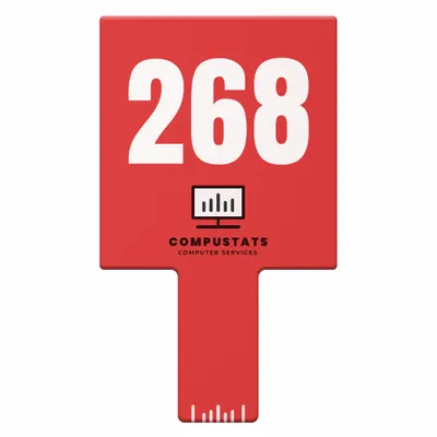 Rectangle Auction Paddles - Tote Bags Now