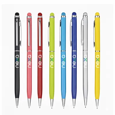 Lines Polish Metal Ball Pen - Stealth Promo Co