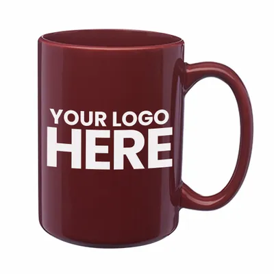 15 oz. Large El Grande Coffee Mugs - Stealth Promo Co