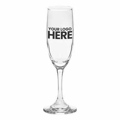 6 oz. Champagne Glasses - Stealth Promo Co