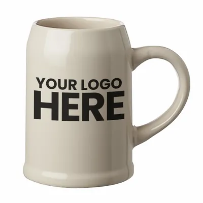 10 oz. Bullet Ceramic Beer Steins - Stealth Promo Co