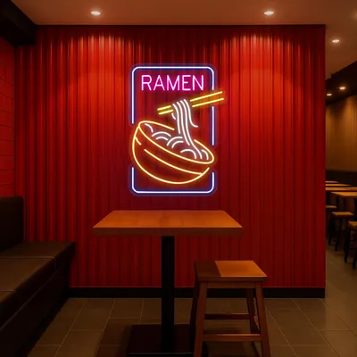 Custom Ramen Neon Signs - Stealth Promo Co