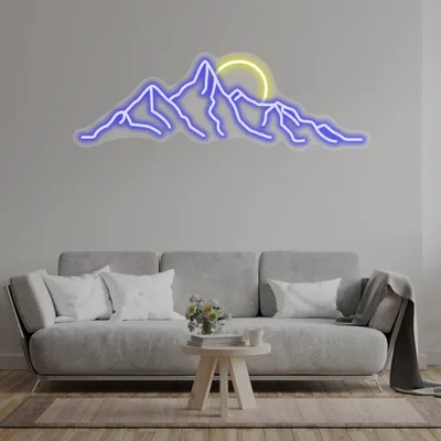 Custom Mountain Neon Signs - Stealth Promo Co