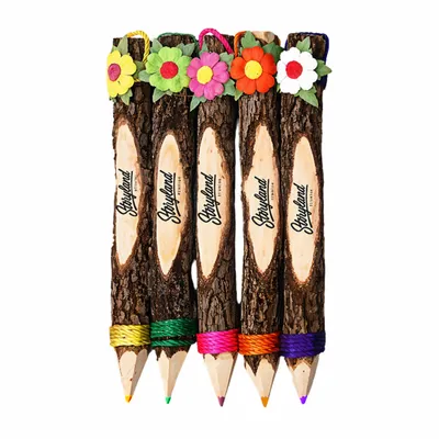 Natural Wood Style Color Pencils - Stealth Promo Co