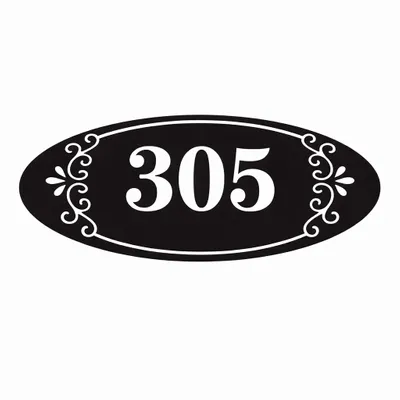 Bespoke Door Number Plates - Stealth Promo Co
