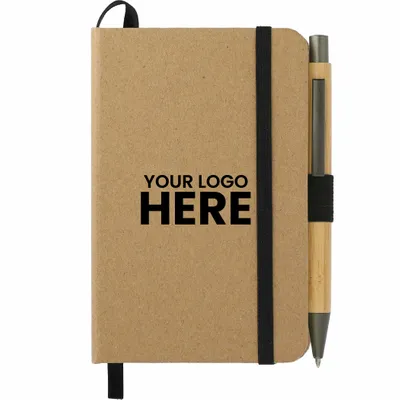 3.5 x 5.5 FSC Mix Pocket Bound Journal Set - Stealth Promo Co