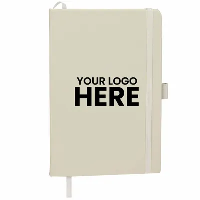 5.5 x 8.5 FSC Mix Pineapple Leather Journal - Stealth Promo Co