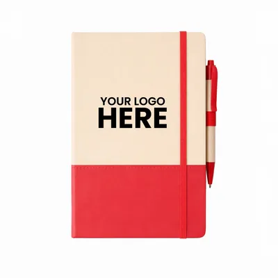 5.5 x 8.5 Sugarcane Paper Bound Notebook - Stealth Promo Co