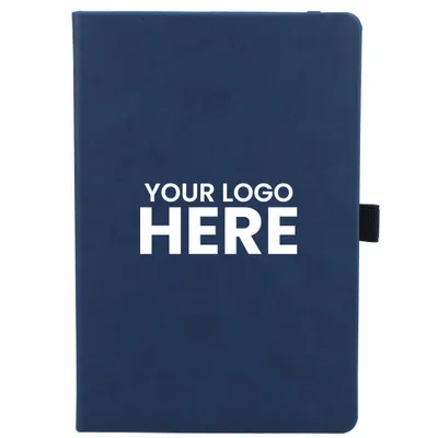 5.5 x 8.5 Mano Recycled Hard Bound Journal - Stealth Promo Co