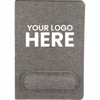 14 cm x 22 cm Bloc-notes à reliure avec tapis de souris recyclé FSC