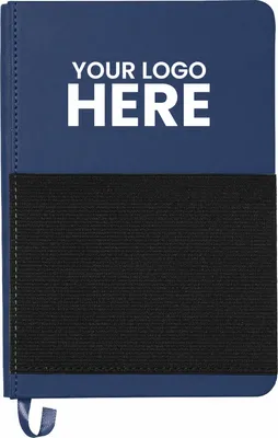 FSC Mix 5 x 7 Elastic Phone Pocket Notebook - Stealth Promo Co