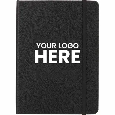 5” x 7” FSC Recycled Pebble Hard Bound Journal - Stealth Promo Co
