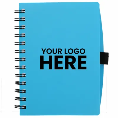 FSC Recycled 5.5” x 7” Coordinator Notebook - Stealth Promo Co