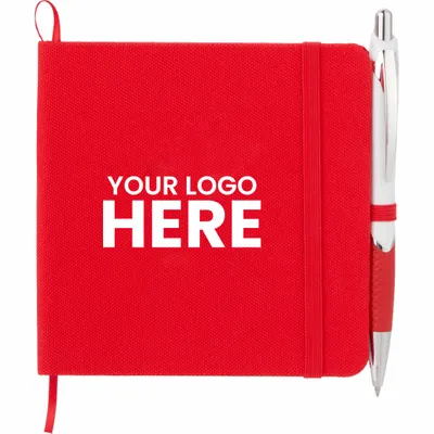 4.7 x 4.7 Remark Recycled Square Notebook - Stealth Promo Co