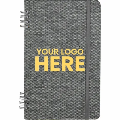 5” x 7” Vila Spiral Notebook - Stealth Promo Co