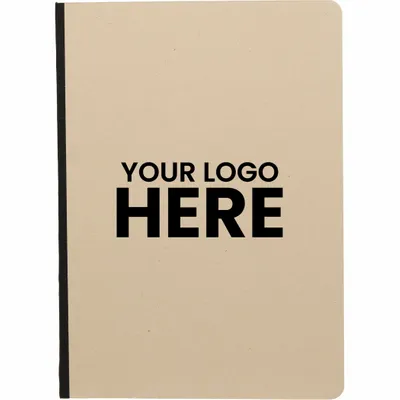 5 x 7 Sugarcane Paper Meeting Notebook - Stealth Promo Co
