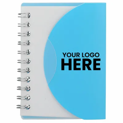 FSC Recycled 3.4” x 4.5” Post Spiral Notebook - Stealth Promo Co