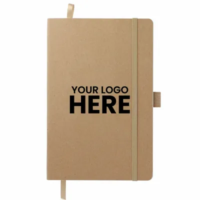 5.5 x 8.5 FSC Mix Stone Soft Bound Journal - Stealth Promo Co