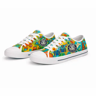 Low Top Canvas Sneakers - Stealth Promo Co