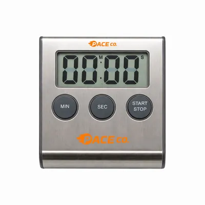 Brushed Steel Timers - Stealth Promo Co