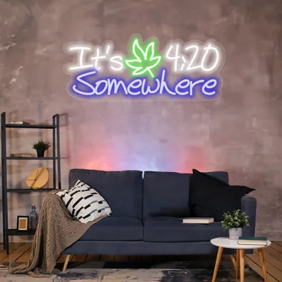 Custom 420 Neon Sign - Stealth Promo Co