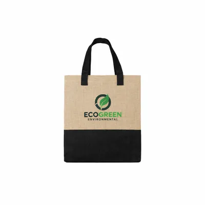Two Tone Jute Bags - Stealth Promo Co