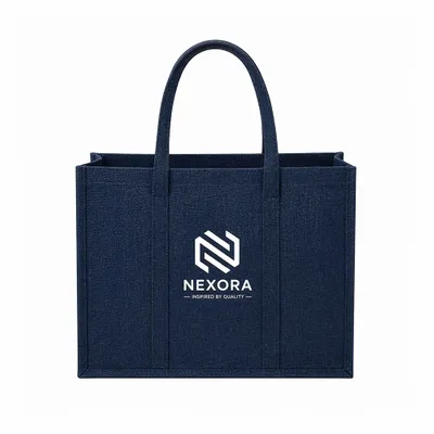 Deep Navy Eco Totes - Stealth Promo Co