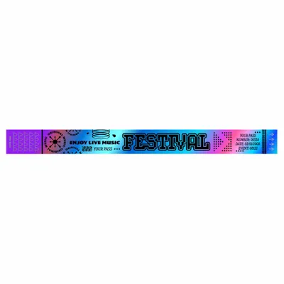 Holographic Wristbands - Stealth Promo Co