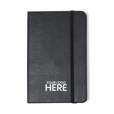 Moleskine® Hard Cover Ruled Pocket Notebook - Stealth Promo Co