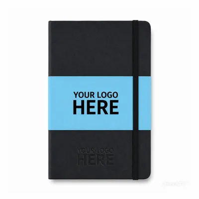 Moleskine® Medium Custom Band - Stealth Promo Co