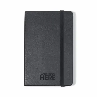 Moleskine® Hard Cover Plain Pocket Notebook - Stealth Promo Co
