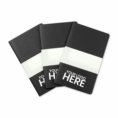 Moleskine® Pocket Cahier 3-Pack - Stealth Promo Co