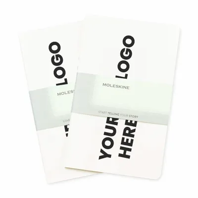 Moleskine® Large Volant 2-Pack - Stealth Promo Co