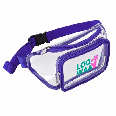 Clear Fanny Packs with Front Pockets - Stealth Promo Co