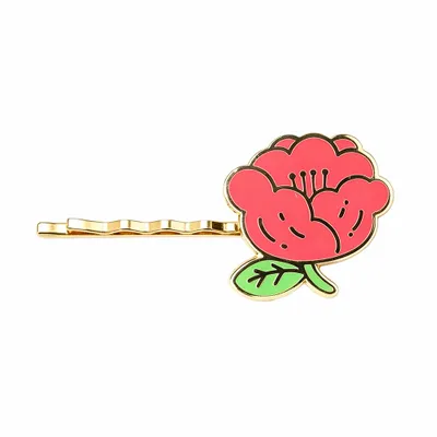 Hard Enamel Metal Hair Clips
