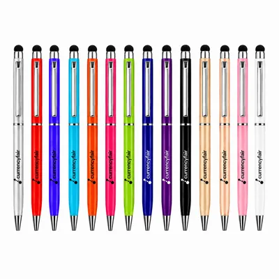 Glossy Stylus Ball Pen - Stealth Promo Co