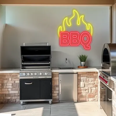 Custom Neon Barbecue Signs - Stealth Promo Co
