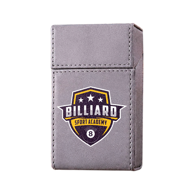 Flip Top PU Leather Full Bag Cigarette Cases