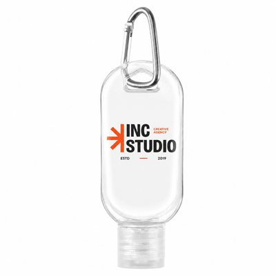 Sanitizer Bottles With Carabiner