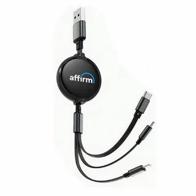 Soft Silicone 3-in-1 Charging Cables - Stealth Promo Co