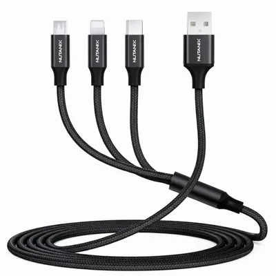 Nylon Braided 3-in-1 Charging Cables - Stealth Promo Co