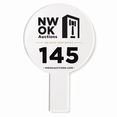 Acrylic Auction Paddles - Custom Pro Prints