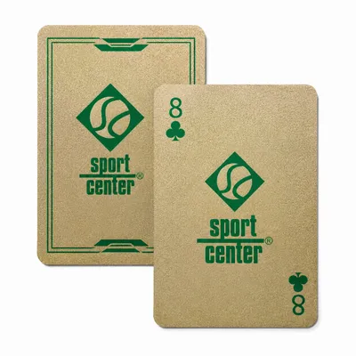 Gold Glitter Playing Cards - Stealth Promo Co