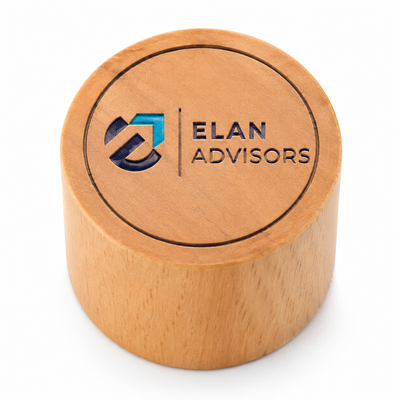 Round Wood Rubber Stamps