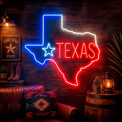 Custom Texas Neon Signs - Stealth Promo Co