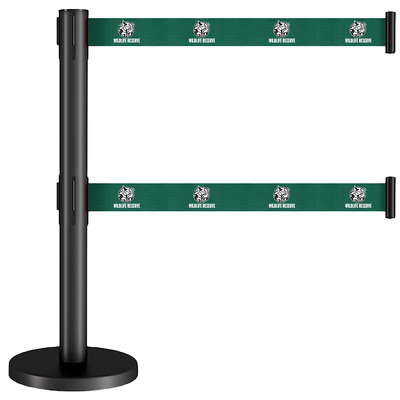 Dual Belts Stanchions