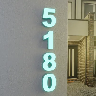 Verlicht huisnummer