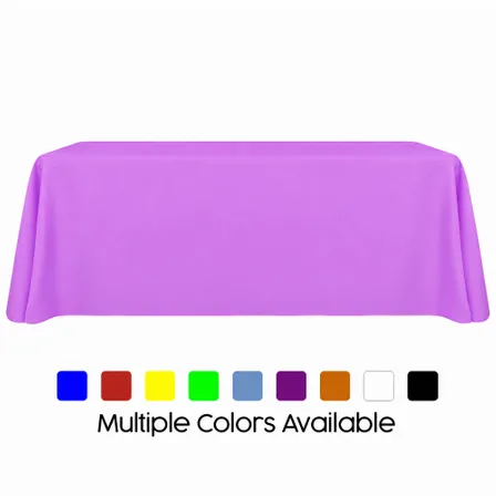 Blank Rectangle Table Throw Cover - Custom Pro Prints