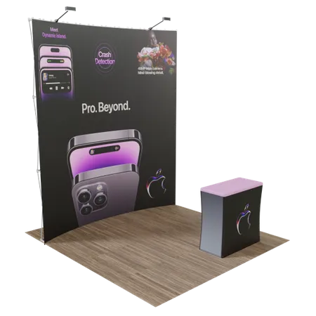 8’ x 8’ Trade Show Displays - Custom Pro Prints